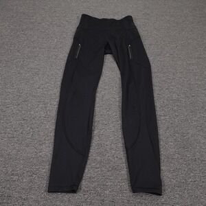 Athleta Leggings Womens XS Black Rainier Tight‎ Ankle Running Yoga Winter Warm